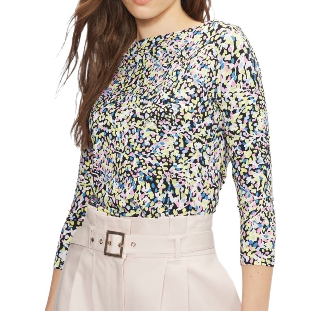 Ted Baker London Womens Normma Half Sleeve Fleck Tee Size US4 (Ted Baker Size 1)